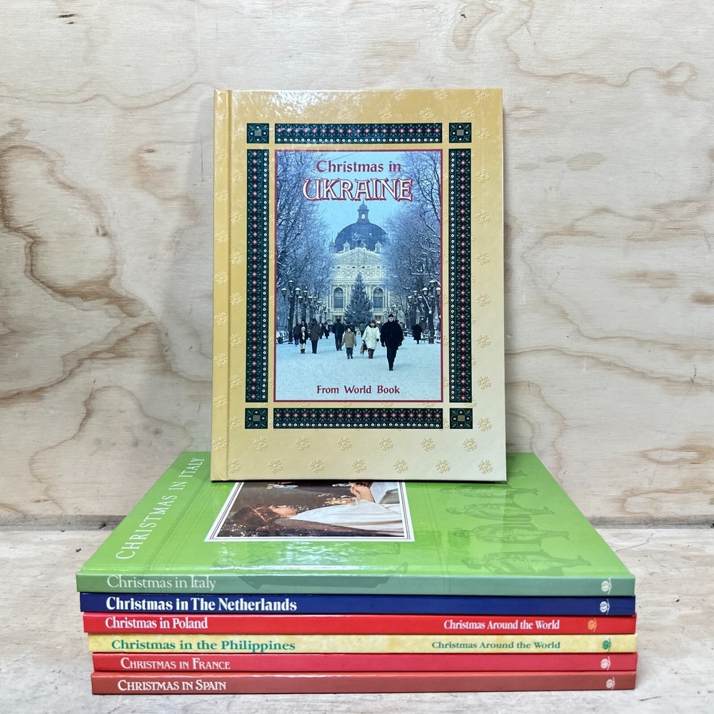 Christmas in from World Book, Christmas around the world Lot of 7 Ukraine Poland